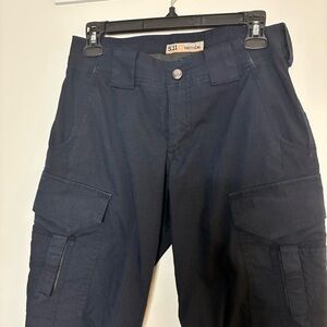 5.11 Tactical Midnight Blue Cargo Pants, size 2 long